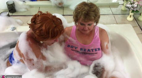 TAC Amateurs offers a free pic gallery with Busty Bliss in hot 3some scene